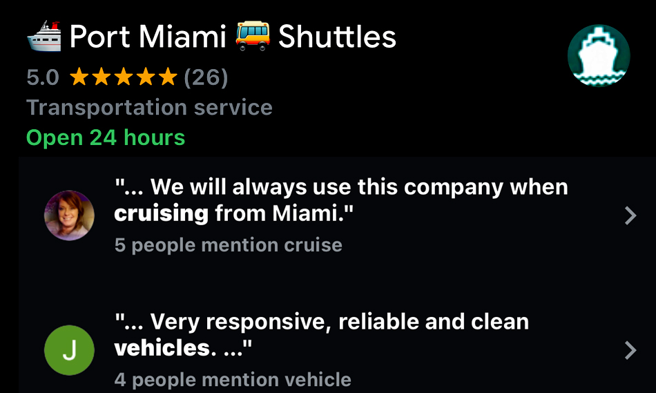 Port Miami Shuttles